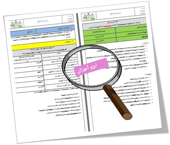 نمونه فرم ایزو 9001